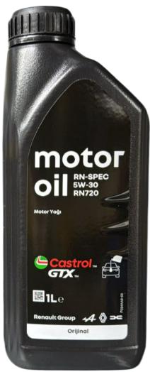 Castrol 5W30 Rn-Spec RN 720 1 Litre Motor Oil Renault 2025 — Fluids & Chemicals