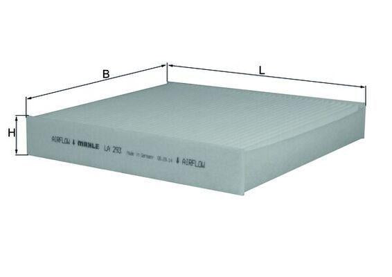 Mahle LA293 Cabin Air Filter Focus / C-Max Bm 04 — Air & Cabin Filters