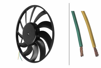 Hella 8EW366420-091 Audi A6 2005+ Fan Motor 383mm 400W — Motors, Pumps & Antennas