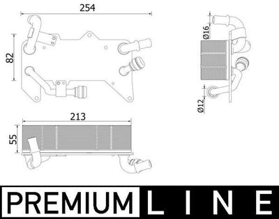 Mahle CLC139000P Transmission Oil Cooler Audi — Oil System