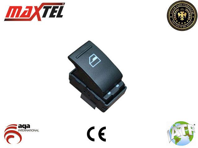 Maxtel 18206010 Glass Switch VW Transporter T5 T6 03>16 4 with Connector Front Right — Switches & Relays