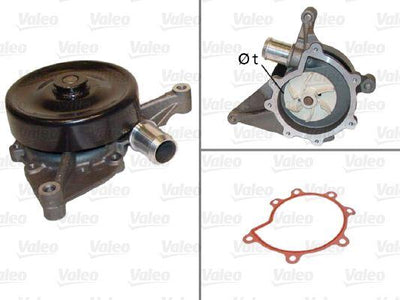 Valeo 506821 Water Pump (Jaguar S Type 3.0 V6 99 -) — Water Pump & Thermostat
