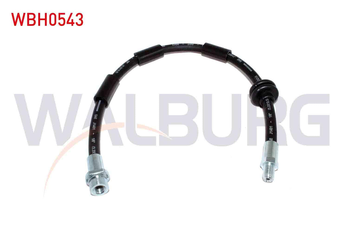 WALBURG WBH0543 Brake Hose Front Left-Right 450mm BMW 1 Series (E81) 2004-2012 / BMW 1 Series (E87) 2003-2 — Brake Hydraulics