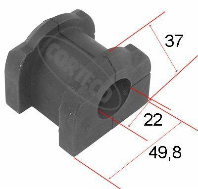 corteco-stabilizer-bushing-mitsubishi, corteco-viraj-lastigi-overview CORTECO Stabilizer Bushing - Premium Replacement for Mitsubishi ASX 10- and Outlander 07- | 37mm Length CORTECO Stabilizer Bushing for Mitsubishi ASX & Outlander corteco, stabilizer-bushing, mitsubishi-asx, outlander, auto-parts, car-repair, mechanics, vehicle-accessories, suspension-parts, ai-generated