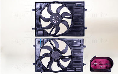 Wisco 1113027-00 Fan Motor Davlı (450mm-7Kanat-500W) Audi A3 Q2 Seat Ateca Skoda Karoq VW Golf7 Pa — Motors, Pumps & Antennas