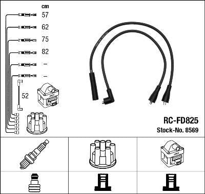 NGK 8569 Cable Set (Ford
