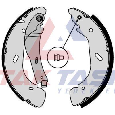 AP AP07790 Brake Shoe Rear Ford Transit (Fa_ _) 2.0 DI V184 16 Rim Rear Wheel Drive with Lever 280X — Brake Cables & Hardware