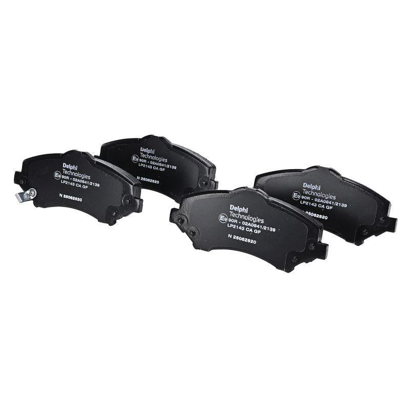 Delphi LP2143 Brake Pad Front Kalos/Aveo 1.2i-1.4i 8-16V, Fiat Freemont 3.6 4x4 2.0 JTD 11- — Brake Pads