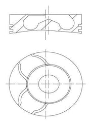 MAHLE 76mm Motor Piston Set, Specifications of MAHLE Motor Piston MAHLE Motor Piston Segman 76.00mm Std for Clio Kangoo 1.5 DCI K9k | 4 Pieces MAHLE Motor Piston - 76mm Std for Clio Kangoo mahle, motor-piston, clio-piston, kangoo-piston, engine-replacement, automotive-parts, car-maintenance, mechanics, piston-set, ai-generated