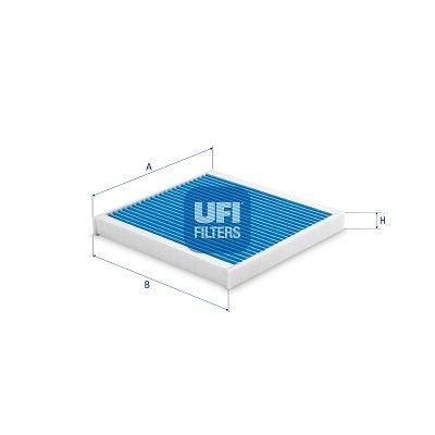 Ufi 34.176.00 Cabin Air Filter Active with Carbon (Mercedes Smart Fortwo)