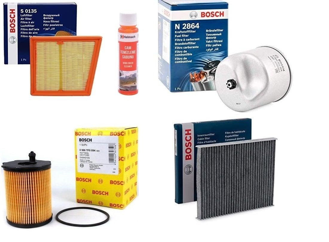Bosch Ford Fiesta 2012-2018 1.5 TDCI Maintenance Kit - Essential Filters — Maintenance & Service Kits