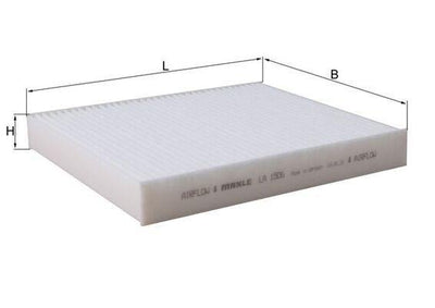 Mahle LA1506 Cabin Air Filter Toyota Corolla E21 C-HR X1 Hilux 1.2-1.8 Hybrid — Air & Cabin Filters