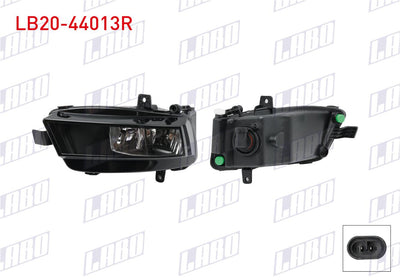 LABO LB20-44013R Fog Lamp Right with Bulb Volkswagen Golf VII 2013-2016 — Tail, Signal & Reflectors