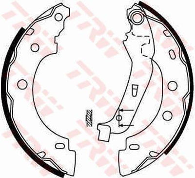 TRW GS8650 Rear Brake Drum Brake Pad Renault Kangoo / Kubistar 1.2-1.4-1.5-1.9 (39mm) — Brake Pads