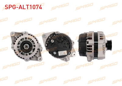 SPAGO SPG-ALT1074 Alternator 12V 100A 5Pk (Alt125) Astra G H-Vectra C-Meriva 03-10-Zafira 00-15 (Gasoli — Starting & Charging