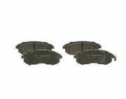 bosch brake pad set front view, bosch brake pad set side view, bosch brake pad technical specifications BOSCH Brake Pad Set 0986494337 - Low-Metallic Material for Sedans and Compact Cars BOSCH Brake Pad Set - Low-Metallic, 17mm Thickness bosch, brake-pads, car-accessories, auto-repair, car-maintenance, low-metallic, 17mm-thick, car-owners, auto-enthusiasts, ai-generated