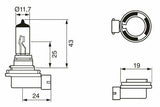 BOSCH H11 55W Pure Light Bulb - 12V Halogen — Bulbs & Interior Light