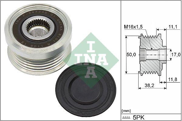 INA 535033710 Alternator Pulley Ssangyong Tivoli Xlv Suv 15>