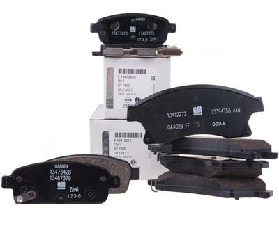 Chevrolet Cruze 1.6 Gasoline Front ve Rear Set Brake Pad Set Genuine — Auto Parts Hall, Brake Pads