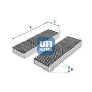 ufi cabin air filter model 54.172.00, active carbon filter for peugeot partner berlingo UFI Cabin Air Filter (Model 54.172.00) - Active Carbon Filter for Peugeot Partner & Citroen Berlingo 1.6HDi | 291mm x 95mm x 30mm UFI Cabin Air Filter - Active Carbon for Partner & Berlingo car-filter, cabin-air-filter, active-carbon, ufi, peugeot-partner, citroen-berlingo, car-maintenance, air-quality, automotive-parts, ai-generated