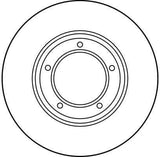 TRW DF1803 Disc Brake for 82-99 Range Rover & Discovery 91-16 Defender — Brake Rotors & Drums