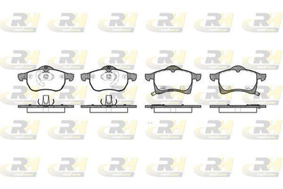 ROADHOUSE 2683.02 Brake Pad Astra F 53_. 54_. 58_. 59_ 56_. 5 — Brake Pads