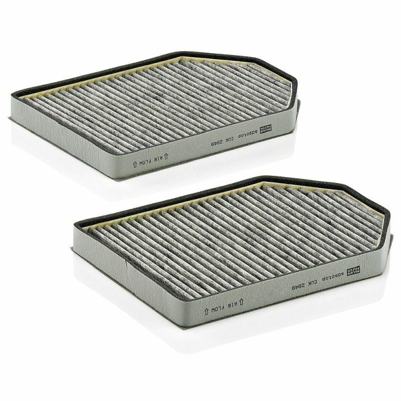 MANN Carbon Cabin Filter CUK2949-2 - Active Carbon Filter for Audi A8 (1994-1996) — Air & Cabin Filters