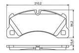 BOSCH Brake Pads for Touareg (7La, 7L6 and 3 more models