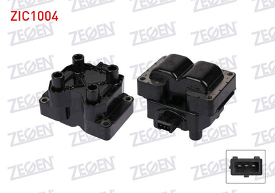 Zegen ZIC1004 Ignition Coil Fiat Albea 1.2i 2003-2007 / Tempra 1.4i 1992-1999 / Tempra 1.6i 1992-1999 / Tipo — Coils & Plugs