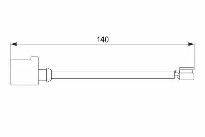 BOSCH Brake Pad Cable - Performance Part for Touareg and Cayenne — Brake Pads
