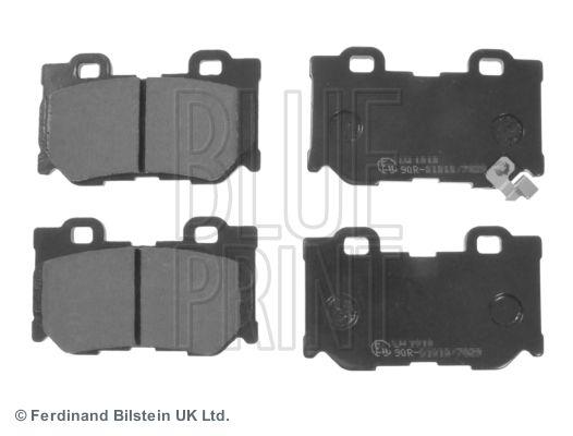 Blue Print ADN142149 Rear Brake Pad Infiniti FX30 FX37 FX50 Q50 Q60 Q70 370Z — Brake Pads