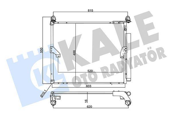 KALE Climate Radiator Condenser - Fits 2009 Land Cruiser 4.0 — Condensers & Evaporators