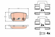trw gdb1708 rear brake pads, trw gdb1708 rear brake pads for ford, trw gdb1708 brake pads installation TRW GDB1708 Rear Brake Pads - Compatible with Ford Mondeo IV, S-Max & More | 95.2mm x 43.2mm x 16mm TRW GDB1708 Rear Brake Pads for Select Ford & Volvo Models trw-brake-pads, rear-brake-pads, ford-brake-parts, volvo-brake-parts, land-rover-brake-parts, car-maintenance, brake-replacement, automotive-parts, mechanic-tools, ai-generated