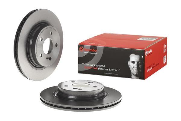 Brembo 09.A760.11 Rear Brake Disc Mercedes W204/S204/C207/A207 07-17 Set — Brake Rotors & Drums