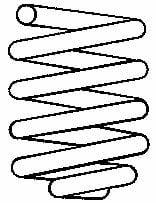 SACHS Suspension Spring - Coil Spring for Leon Toledo 1.9 TDI & Octavia 1.4 16V — Springs