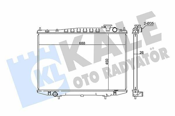 kale radiator for 99 pickup, engine cooling solution for cars, durable aluminum radiator KALE 362700 | Radiator for 99 Pickup (D22) 2.5 TD-3.2D 4WD - Engine Cooling Solution for Car Owners and Mechanics KALE Radiator for 99 Pickup - Durable Cooling Performance kale, radiator, automotive-parts, car-cooling, pickup-99, engine-repair, mechanics-tools, vehicle-maintenance, 4wd-parts, ai-generated