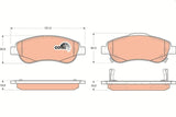 TRW GDB3445 Brake Pad Set - Compatible with Honda CR-V III & IV — Brake Pads