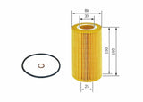 BOSCH Oil Filter 1457429141 - Compatible with BMW M62 E34 E38 E39 E53 & Range Rover 3 L322 4.4 (2002-2005) — Oil Filters