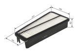 BOSCH Air Filter - Land Cruiser 4.0 (2002-2010) — Air & Cabin Filters