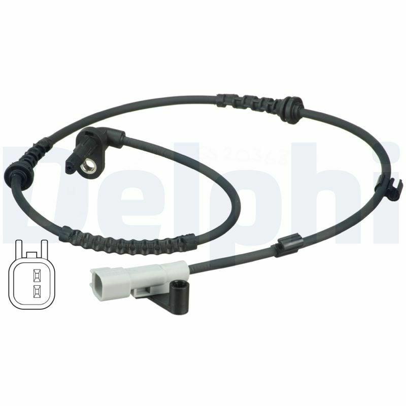 Delphi ABS Sensor Front Left - SS20363 For Aveo T300 — Brake Sensors & ABS