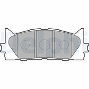 delphi lp2169 brake pads for toyota camry 06-11, close up of delphi brake pad material DELPHI LP2169 Brake Pads - Low-Metallic Material for Toyota Camry 2006-2011 | Disc Brake Set DELPHI LP2169 Brake Pads for Toyota Camry 06-11 brake-pads, delphi, toyota-camry-parts, mechanics-tools, low-metallic-brake-pads, car-owners, disc-brake-set, automotive-repair, vehicle-safety, ai-generated
