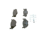 BOSCH 0986468871 Brake Pads for Golf I & II - Low-Metallic Material