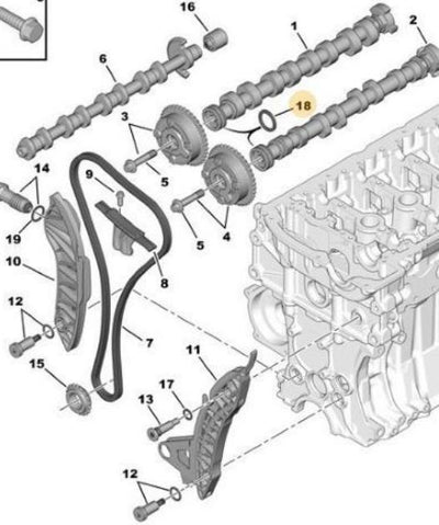 Peugeot 308 2014-2017 1.6VTI 16 Valve Original Seal — Valvetrain