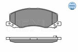 MEYLE Brake Pads for Opel Insignia A - Front Set for 17+ Inch