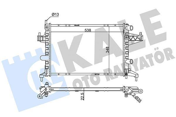 KALE Radiator for Corsa C 1.4 16V *Z14xe* + AC - High Efficiency Cooling — Radiators & Fans