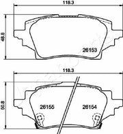 japan parts pp-263af rear brake pads, rear brake pads for toyota corolla 2019-2020 Japan Parts PP-263AF - Rear Brake Pads for Toyota Corolla 2019-2020 | Reliable Performance Toyota Corolla Rear Brake Pads - Japan Parts PP-263AF toyota-corolla, rear-brake-pads, japan-parts, auto-parts, braking-system, car-maintenance, replacement-parts, vehicle-safety, brake-repair, ai-generated