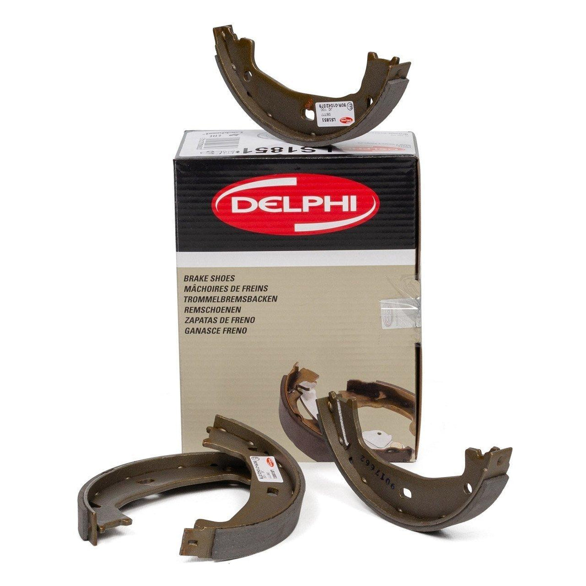 Delphi BMW 1 Series E81 Rear Handbrake Pads - Compatible Replacement Set for BMW Owners and Enthusi — Brake Cables & Hardware