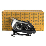 Hella BMW E60 Xenon Right Headlight Assembly - Compatible with BMW 5 Series — Headlights