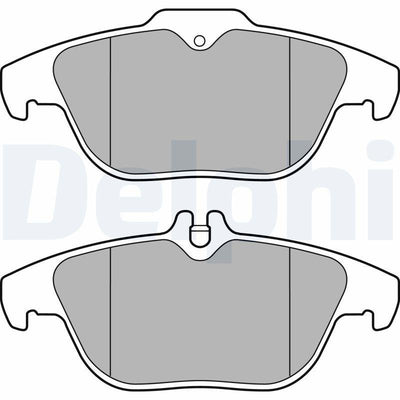 Delphi LP3288 Brake Pad Rear Mercedes W204 / W207 C180/C200/C280/C320/C350 — Brake Pads