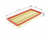 BOSCH 1457433317 Air Filter - Bravo II, Grande Punto and 2 more models — Air & Cabin Filters